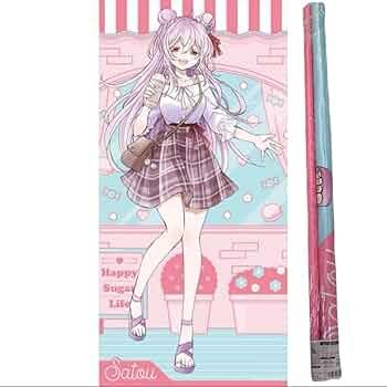 ハッピーシュガーライフ 松坂さとう 等身大タペストリー ハッピーシュガーライフ_描き下ろし等身大タペストリー【遊園地